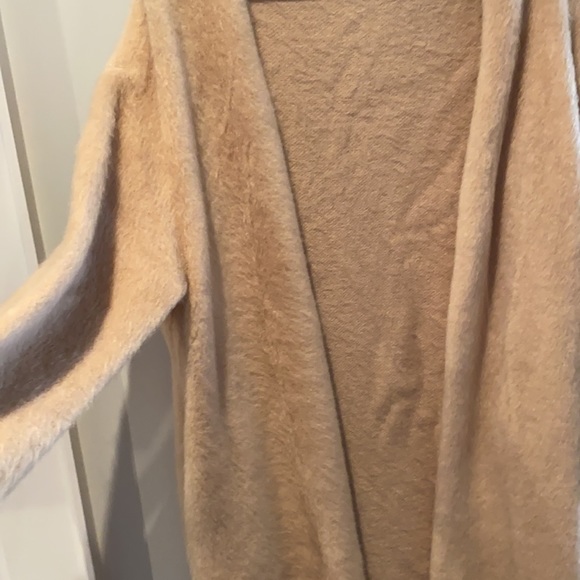 Open fuzzy cardigan/coat - Picture 2 of 5